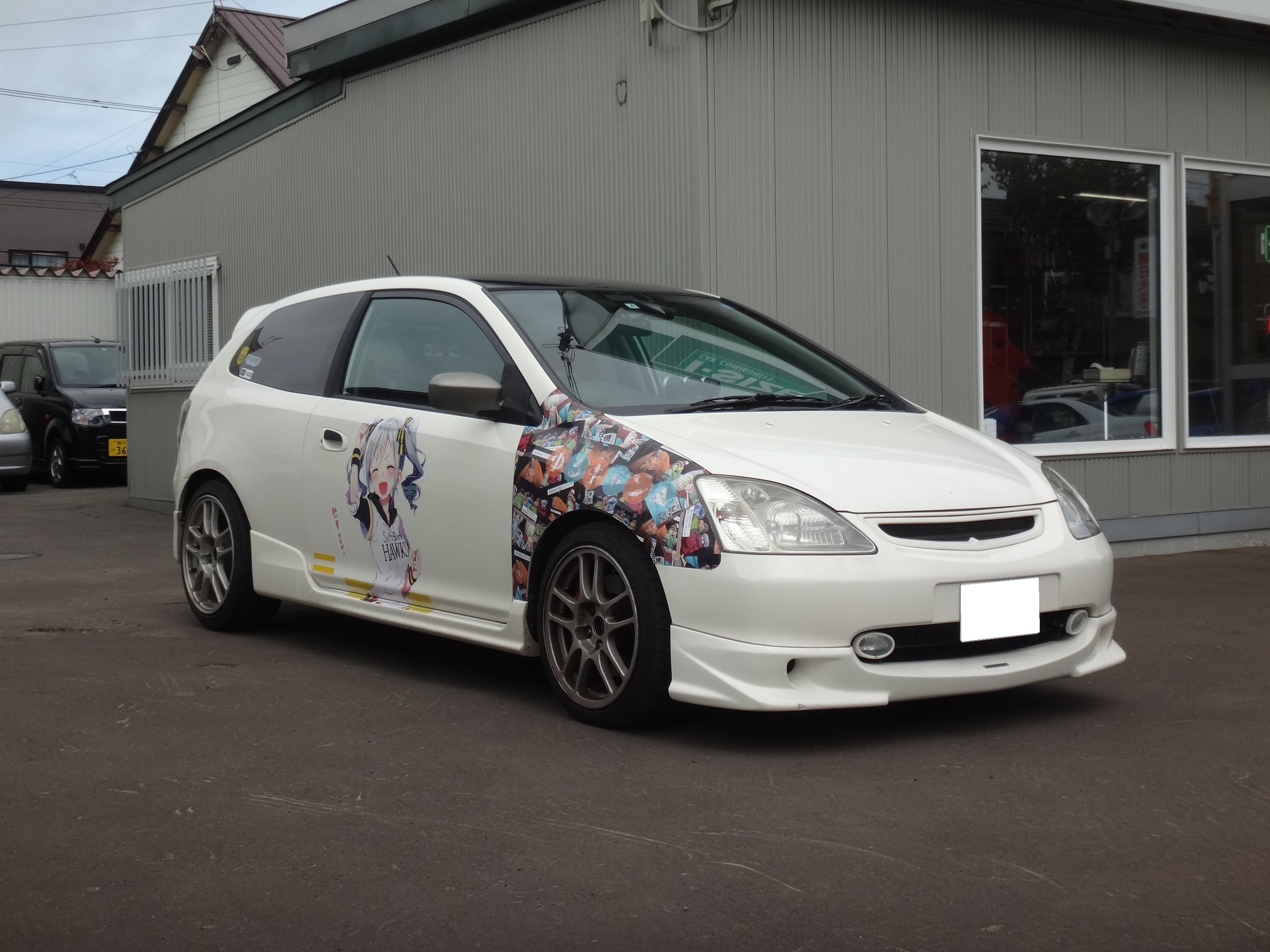 K20、VTEC、ブイテック、痛車、FF,赤ヘッド、FF,6速