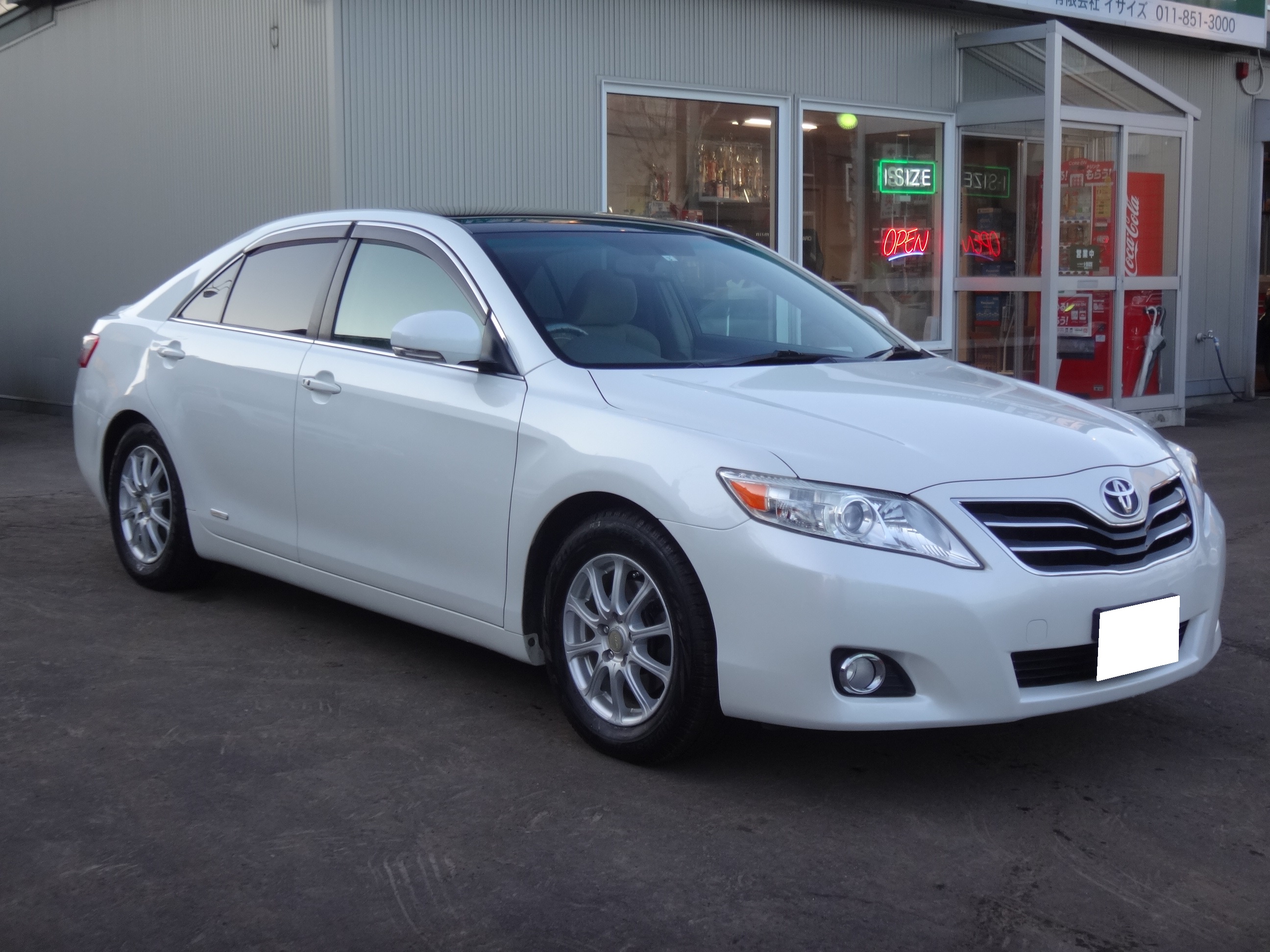 トヨタ,カムリ,G,4WD,ACV45,車検整備,スモーク,中古,トヨタ,純正,エンジンスターター,エスペリア,ダウンサス,ルーフ塗装,グリル塗装,防錆,ウルト,アンダーコート,フロアワックス,ダウンサスラバー,